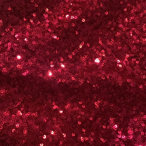 🌻 HOST PICK 🌻 Express x Olivia Culpo Pink Sequin Spaghetti Strap Sparkly Top - Picture 3 of 4